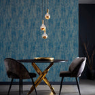 W0169/02 Sontuose Lusso Midnight Wallpaper by Clarke & Clarke