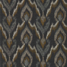 W0170/02 Velluto Lusso Noir Wallpaper by Clarke & Clarke