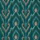 Velluto Lusso Teal Wallpaper by Clarke & Clarke