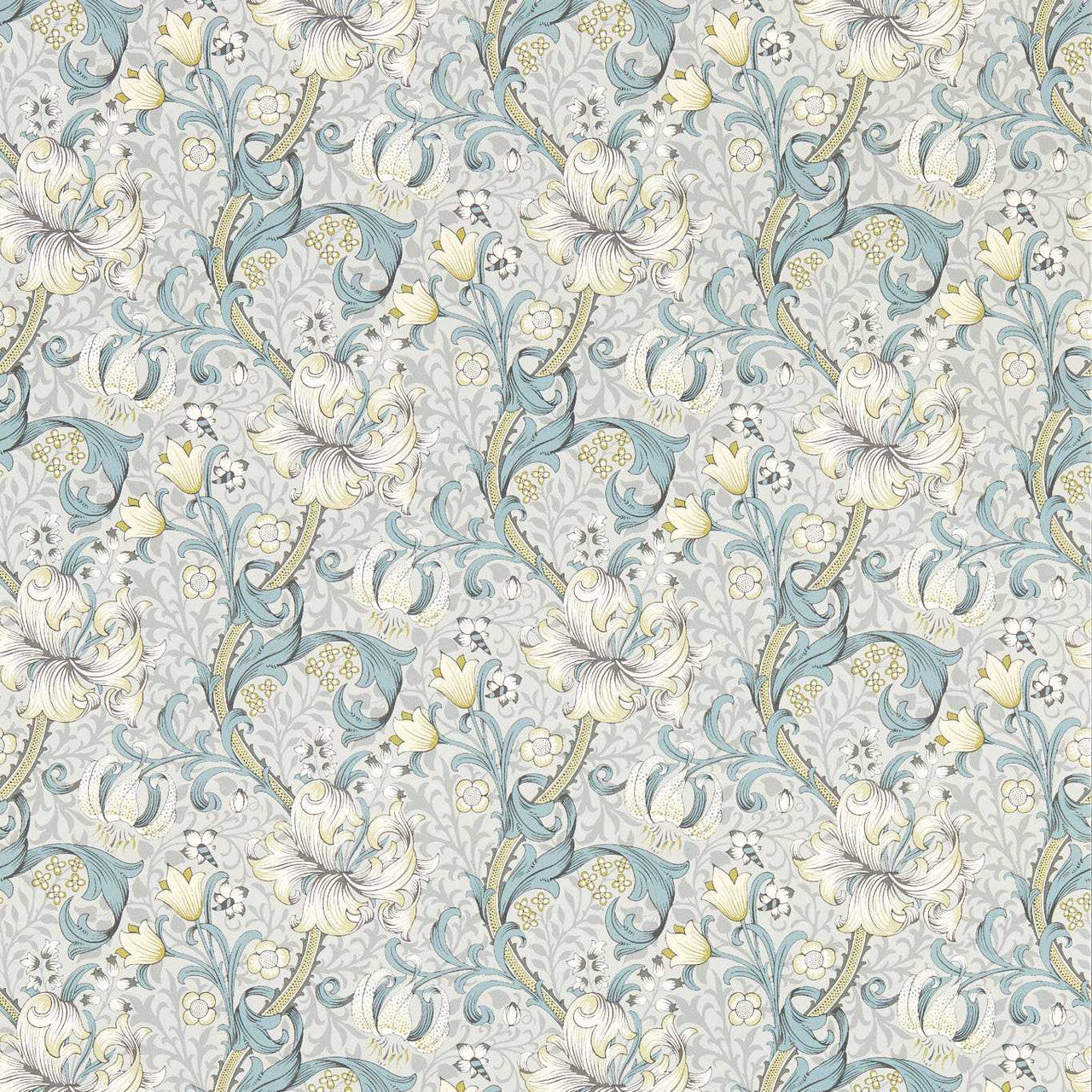 W0174/02 Golden Lily William Morris Designs Wallpapers By Clarke & Clarke