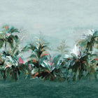 W0176/02 Alberi Vivido Teal / Fuchsia Banner Wallpanel by Clarke & Clarke