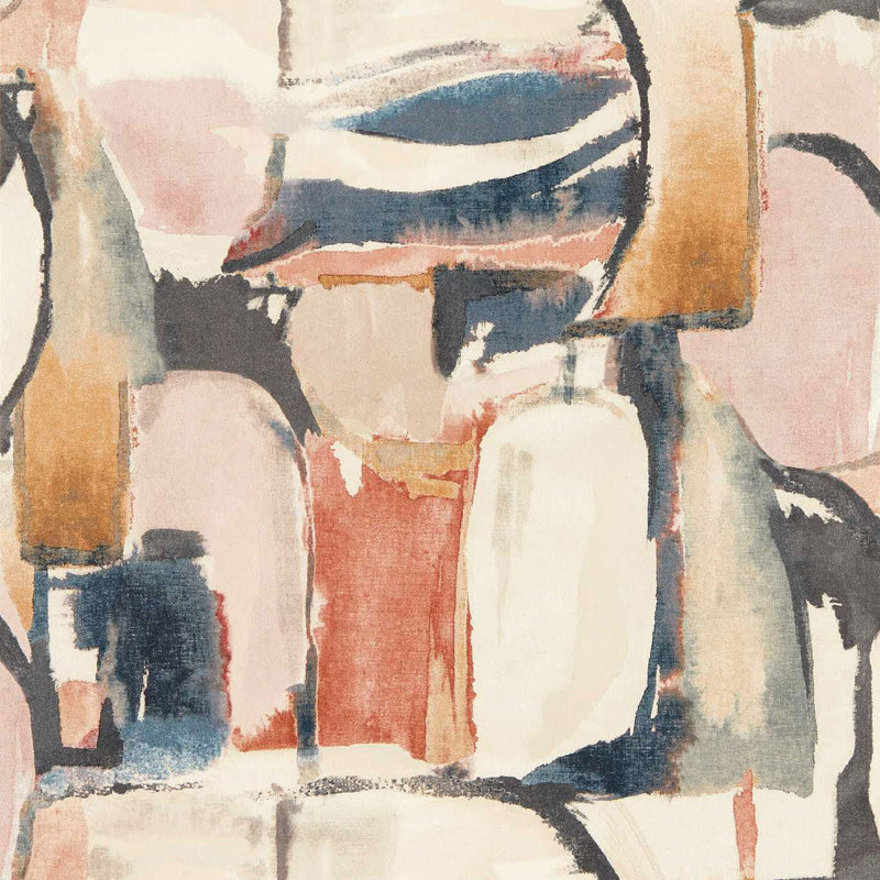 W0180/03 Figura Vivido Midnight / Spice Wallpaper by Clarke & Clarke