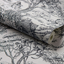 W0185/03 Kisumu Breegan Jane Noir Wallpaper by Clarke & Clarke