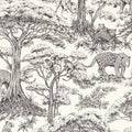 Kisumu Breegan Jane Noir Wallpaper by Clarke & Clarke