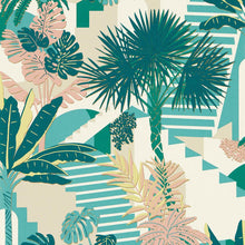 W0186/02 Malindi Breegan Jane Mineral/Blus Wallpaper by Clarke & Clarke