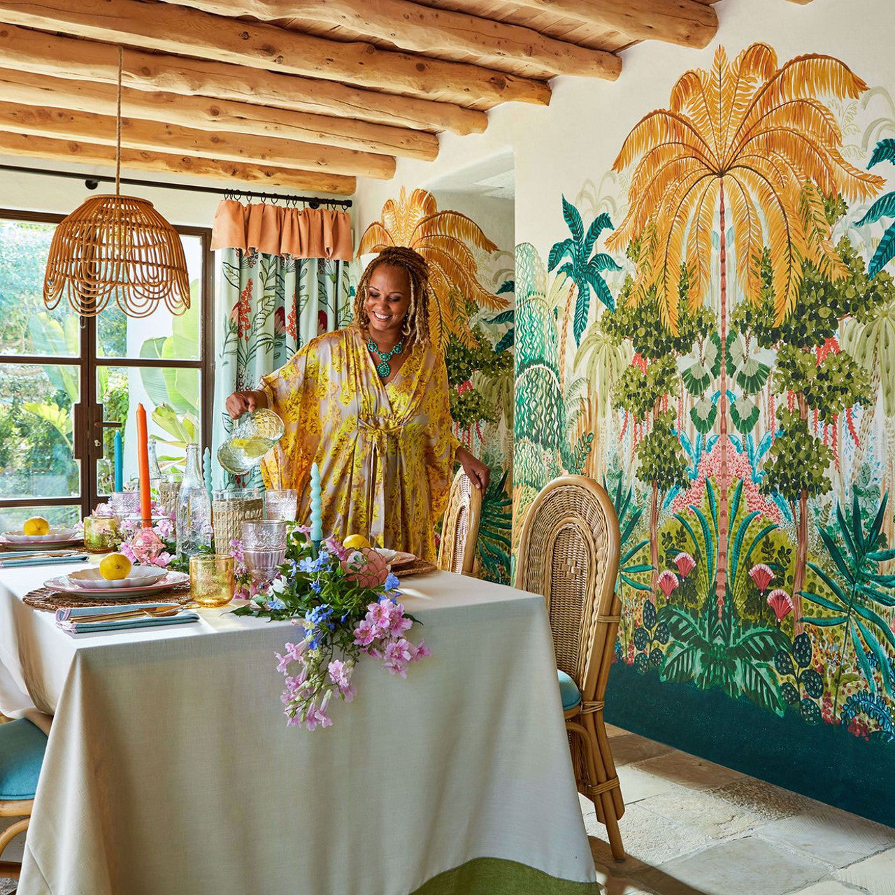Mombasa Breegan Jane Wallpaper by Clarke & Clarke