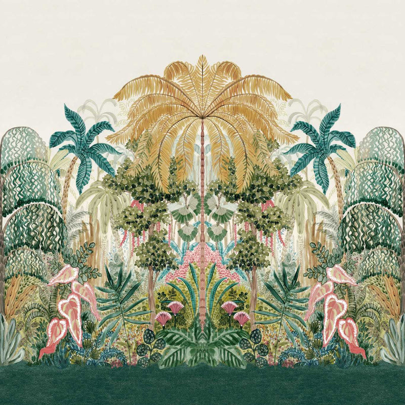 W0187/01 Mombasa Breegan Jane Tropical Wallpaper by Clarke & Clarke