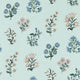 Leiden Secret Garden Seaglass Wallpaper by Clarke & Clarke