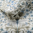W0196/01 Mirabell Secret Garden Denim Wallpaper by Clarke & Clarke