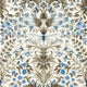 Mirabell Secret Garden Denim Wallpaper by Clarke & Clarke