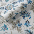 W0198/03 Sizergh Secret Garden Denim Wallpaper by Clarke & Clarke