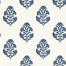 W0199/03 Standen Secret Garden Midnight Wallpaper by Clarke & Clarke