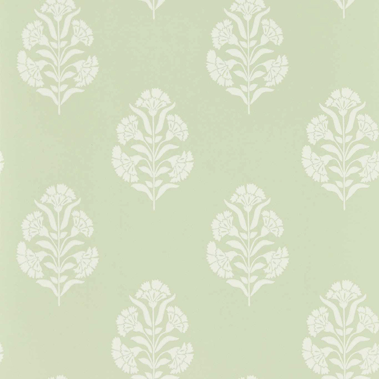 W0199/06 Standen Secret Garden Sage Wallpaper by Clarke & Clarke