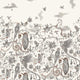 Cloud Forest Mythica by Emma J Shipley Ivory Wallpaper by Clarke & Clarke