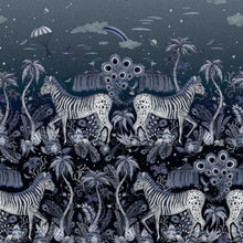 W0201/01 Lost Adventure Mythica by Emma J Shipley Midnight Wallpaper by Clarke & Clarke