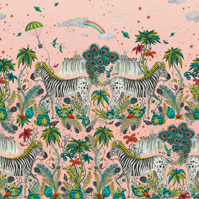 W0201/02 Lost Adventure Mythica by Emma J Shipley Quartz Wallpaper by Clarke & Clarke