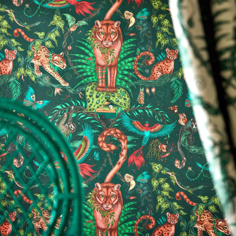 W0213/02 Bosque Dreams Mythica by Emma J Shipley Forest Wallpaper by Clarke & Clarke