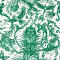 Bosque Dreams Mythica by Emma J Shipley Seafoam Wallpaper by Clarke & Clarke