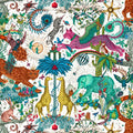 Paradise Lost Mythica by Emma J Shipley Ivory Wallpaper by Clarke & Clarke