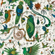 Quetzal Mythica by Emma J Shipley Green Wallpaper by Clarke & Clarke