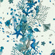 Seaforest Mythica by Emma J Shipley Blue Wallpaper by Clarke & Clarke