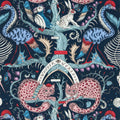 Wonder World Mythica by Emma J Shipley Berry Wallpaper by Clarke & Clarke