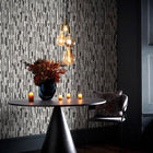 W0224/03 Juno Metropolitan Noir Wallpaper by Clarke & Clarke