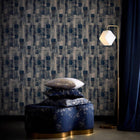 W0225/02 Kazimir Metropolitan Ink Wallpaper by Clarke & Clarke