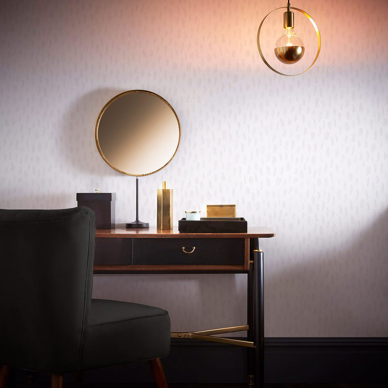 W0226/01 Loxley Metropolitan Ivory Wallpaper by Clarke & Clarke