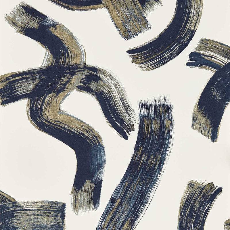 W0227/02 Malevich Metropolitan Ink Wallpaper by Clarke & Clarke