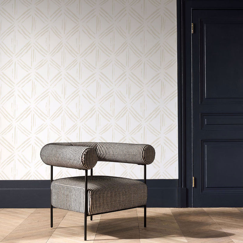 W0228/02 Murakami Metropolitan Ivory Wallpaper by Clarke & Clarke
