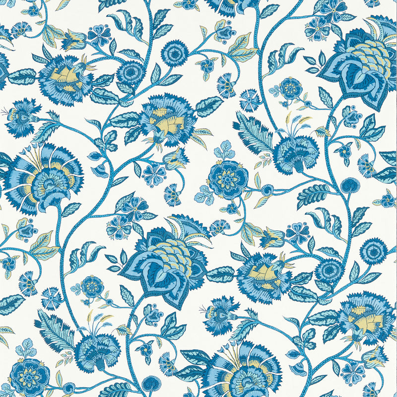W0232/01 Barmeri Indira Cobalt Wallpaper by Clarke & Clarke
