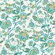Barmeri Indira Teal Wallpaper by Clarke & Clarke