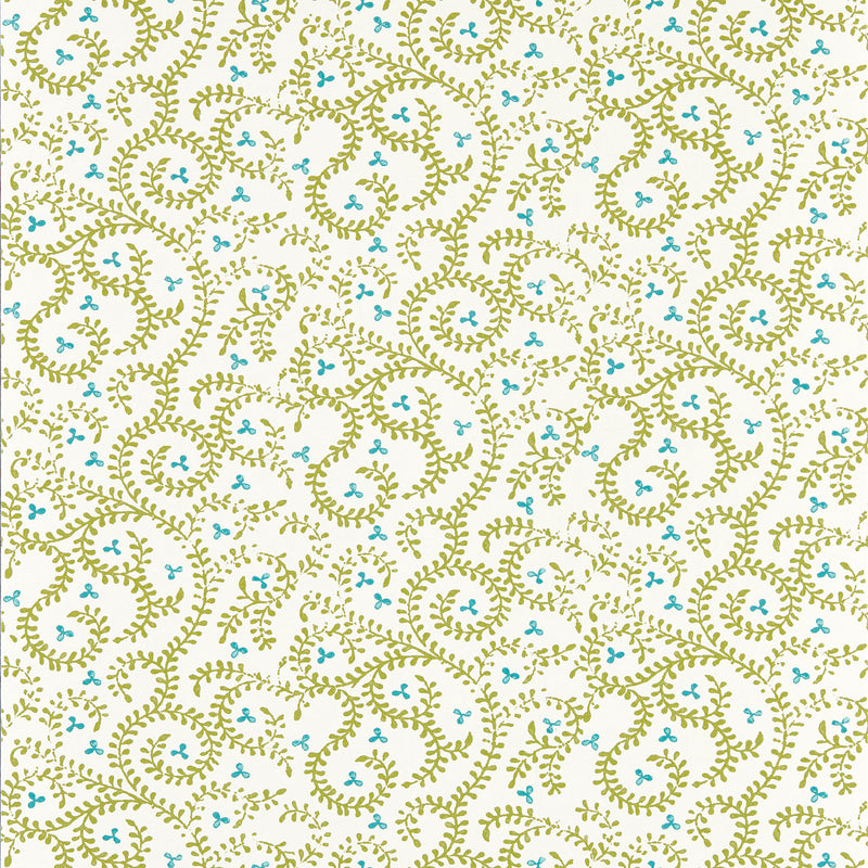 W0233/01 Buta Indira Apple Wallpaper by Clarke & Clarke