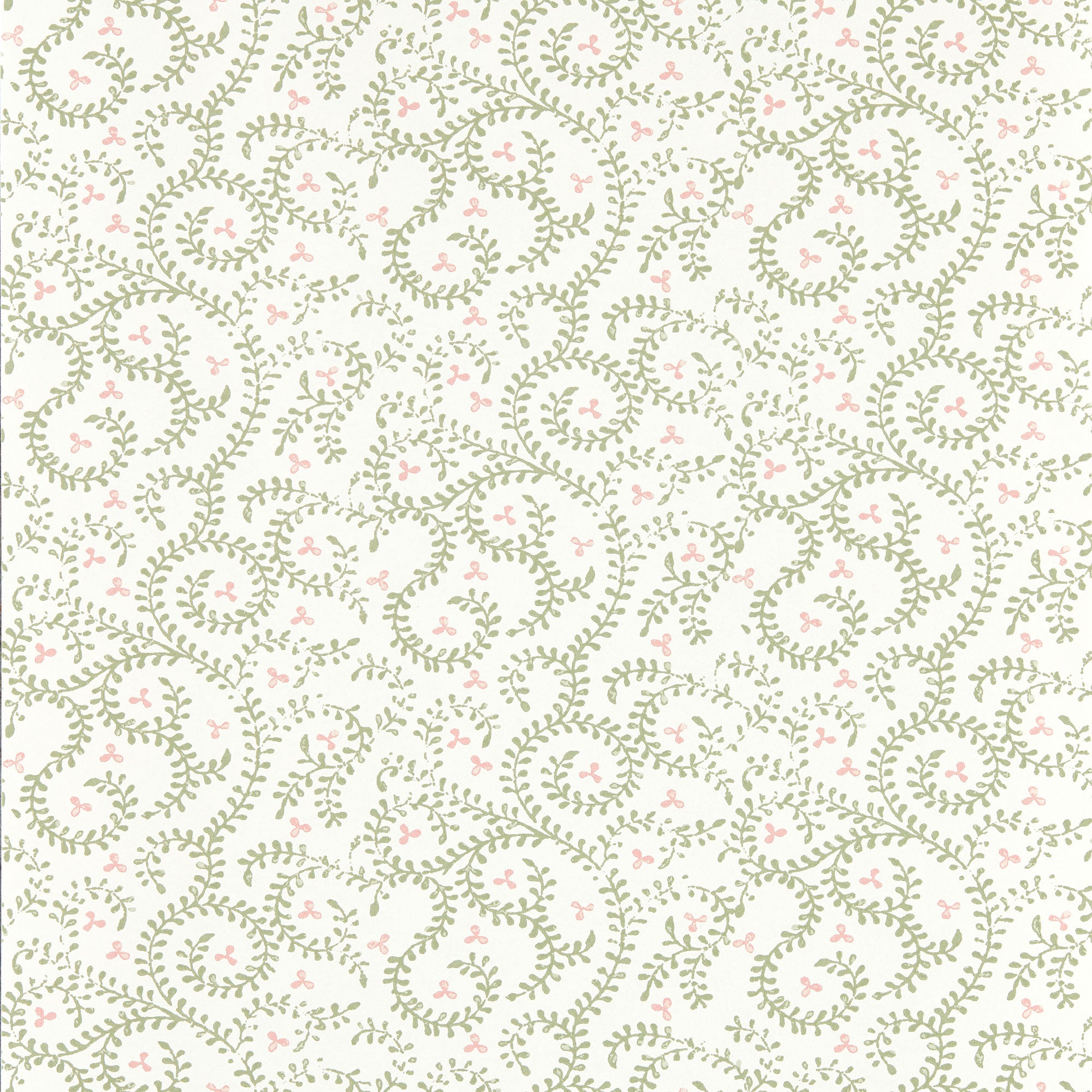 W0233/04 Buta Indira Sage Wallpaper by Clarke & Clarke