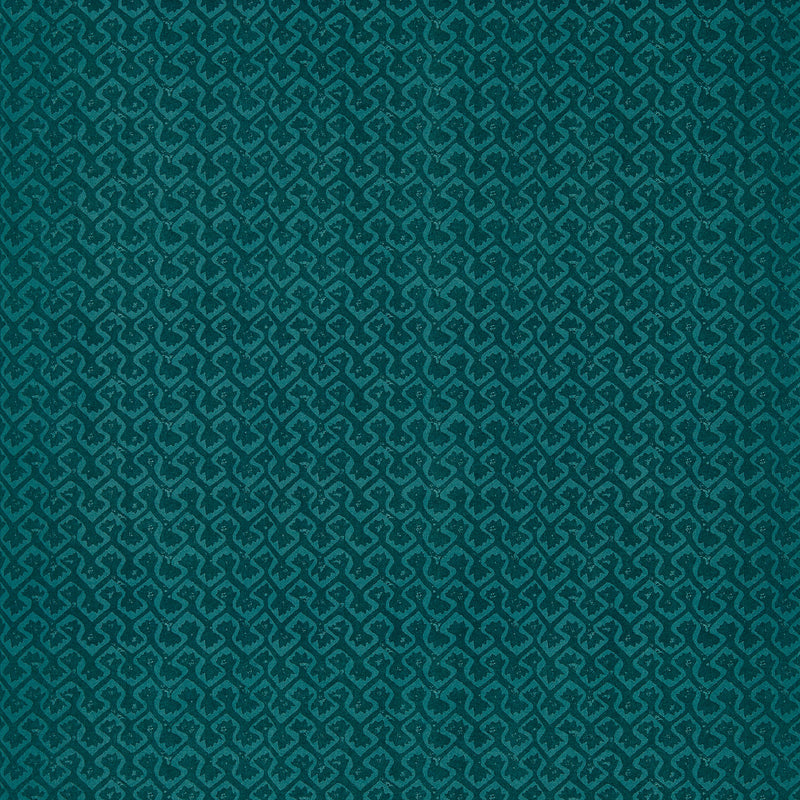 W0234/06 Kalpa Indira Teal Wallpaper by Clarke & Clarke