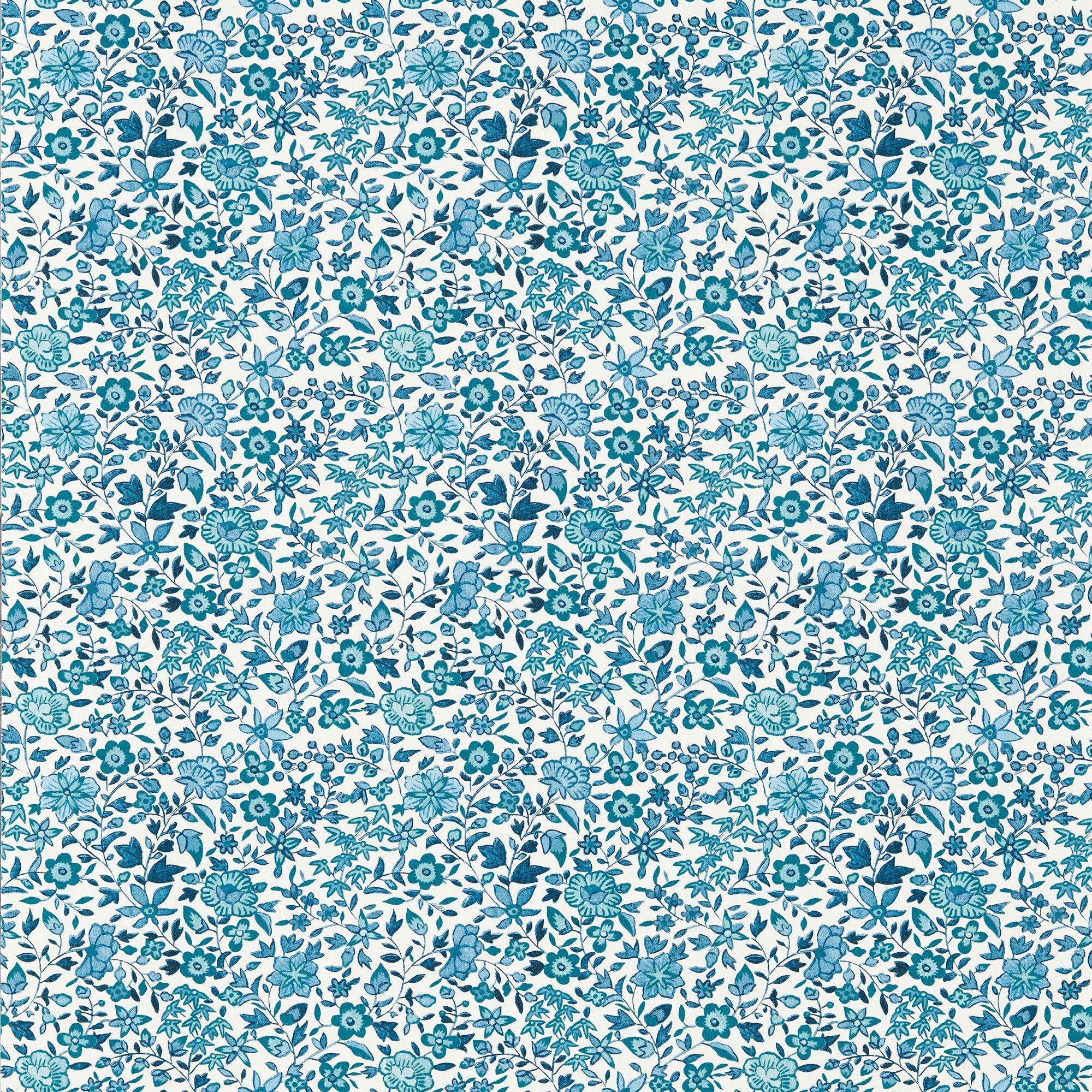 W0235/02 Gamthi Indira Cobalt Wallpaper by Clarke & Clarke