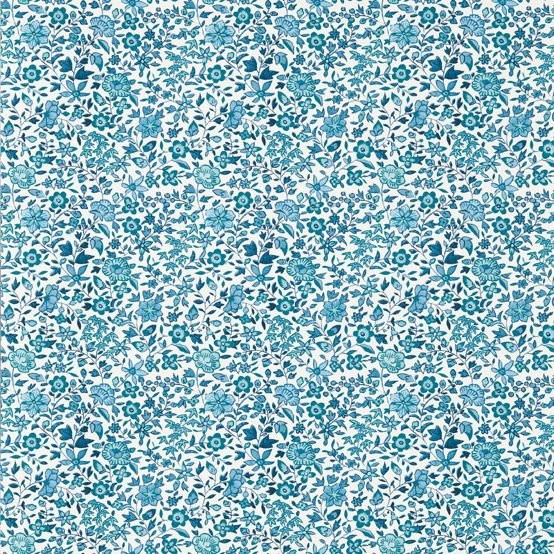 W0235/02 Gamthi Indira Cobalt Wallpaper by Clarke & Clarke