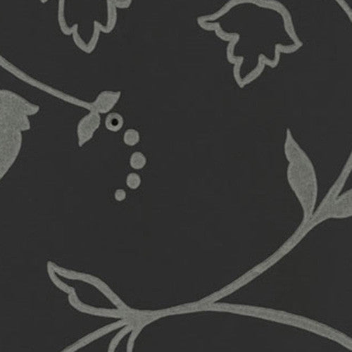 Kandola First Love Scroll, Crystalised, Black and Gilver - W1431/04/280 Pattern