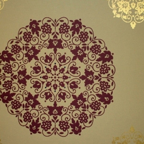 Kandola Jewel Moonstone Crystalised wallpaper, Juniper - W1507/02/204/GSHA