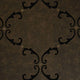Kandola Jewel Trellis Scroll Flocked and Crystalised, Old Gold - W1508/02/215