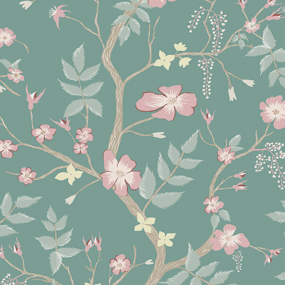 W259527 Cindas Rose Wide Width Wallpaper By Lewis & Wood
