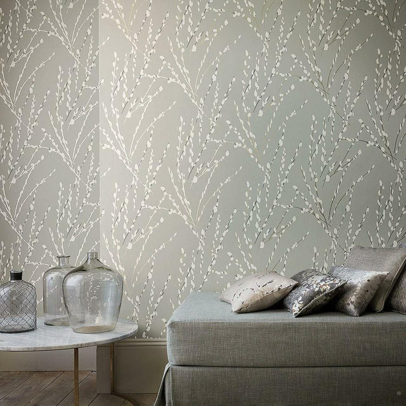 W406/01 Mikado Floris Wallpaper By Romo