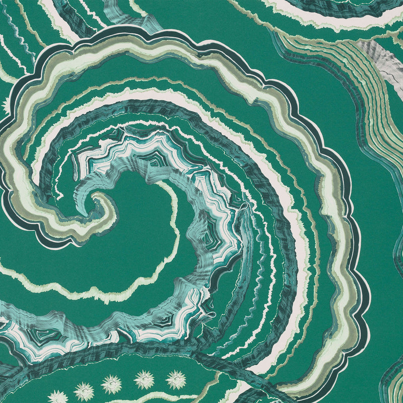 W449/05 Fantasia Temperley London Malachite Wallpaper By Romo