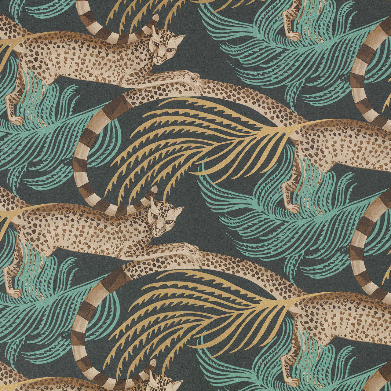 W450/07 Delilah Temperley London Slate Wallpaper By Romo