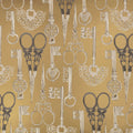Roxanne Temperley London Vintage Gold Wallpaper By Romo
