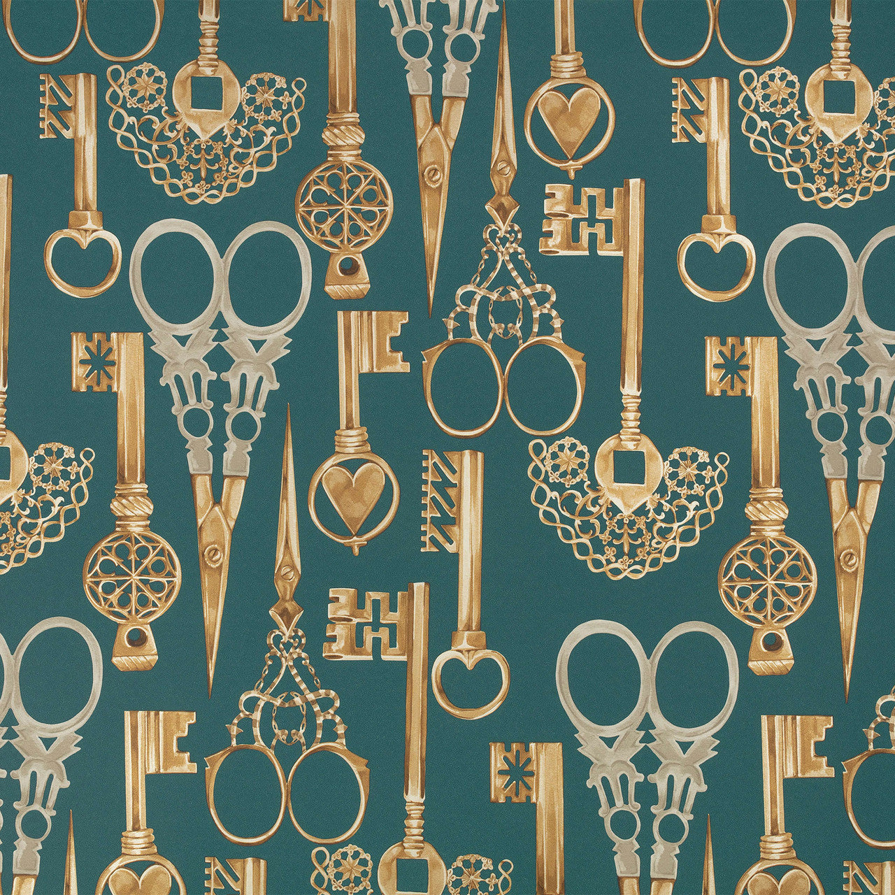 W451/05 Roxanne Temperley London Peacock Wallpaper By Romo