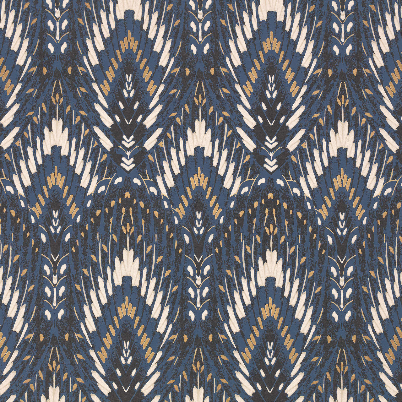 W452/04 Lolana Temperley London Cobalt Wallpaper By Romo