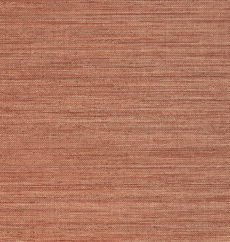 W462/14 Ciro Abaca Embossed Russet Wallpaper By Romo
