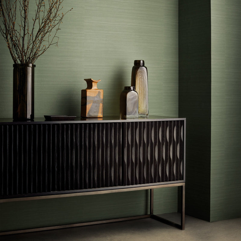 W464/12 Raya Silk Fern Wallpaper By Romo